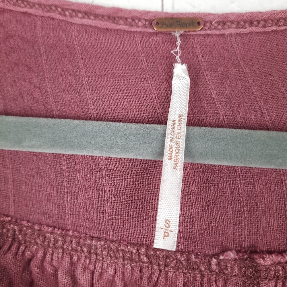 Free People Aster Henley In Berry - Picture 10 of 15